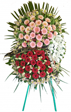 Wreath composed from 3 wings