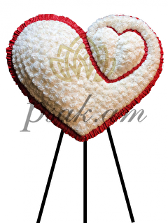 Funeral Wreath Heart