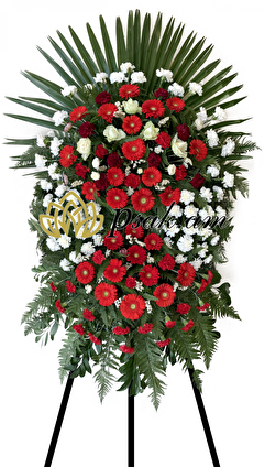 Wreath with Carambole gerberas