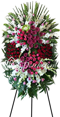 Funeral Wreath with Acura Anthurium